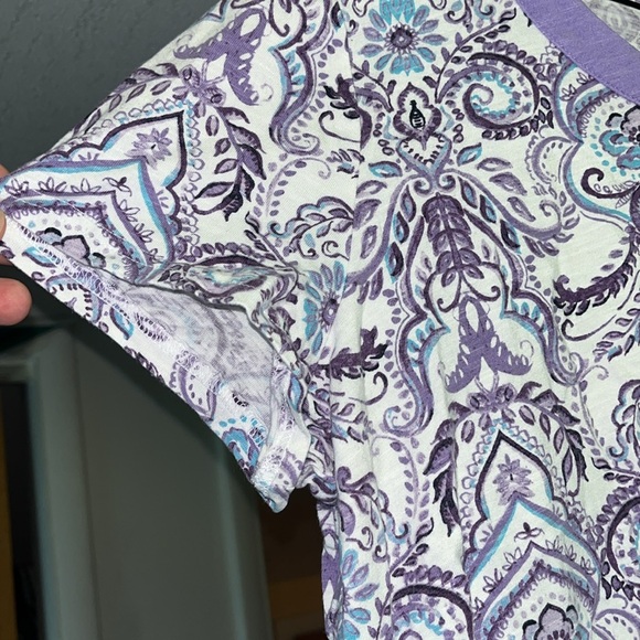 Purple Women’s Croft & Barrow XL Shirt - Picture 2 of 5